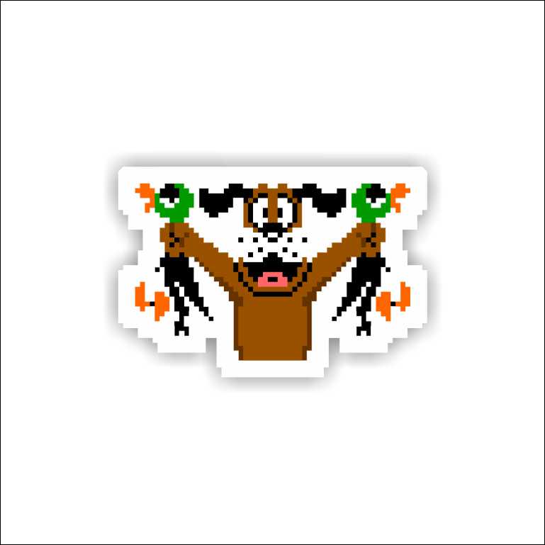 Duck Hunt Sticker