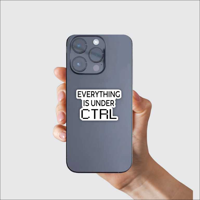 Everything Is Under Control Sticker
