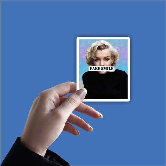 Fake Smile Sticker