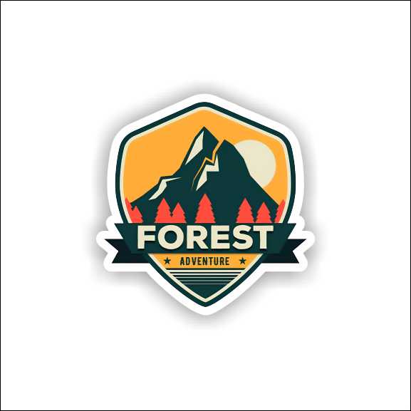 Forest Adventure Sticker