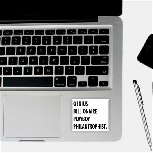 Genius, Billionaire, Playboy, Philanthropist Sticker