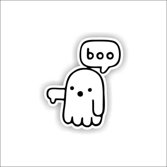 Ghost Of Disapproval Boo Sticker