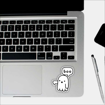 Ghost Of Disapproval Boo Sticker