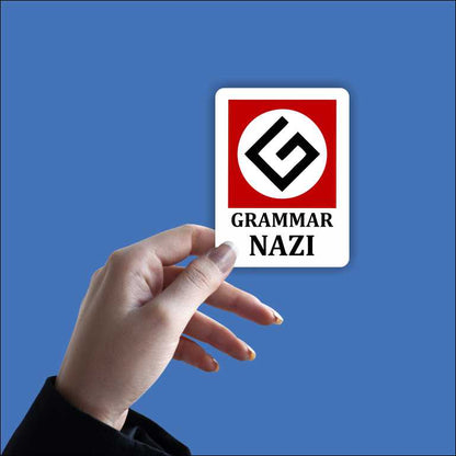 Grammar Nazi Sticker