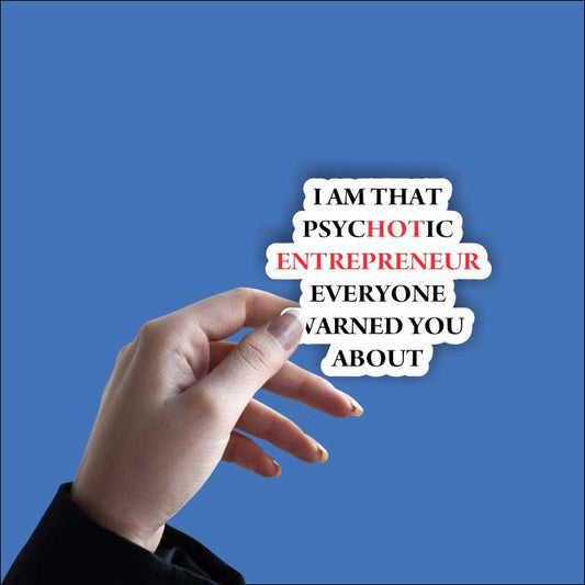 Hot Entrepreneur Sticker