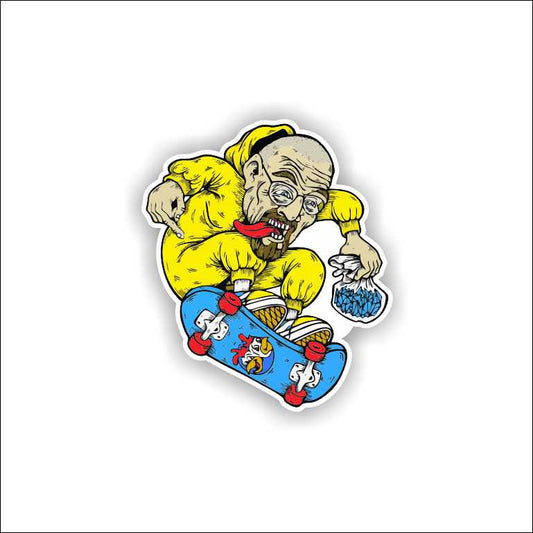 Heisenberg Skateboard Sticker