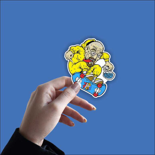 Heisenberg Skateboard Sticker