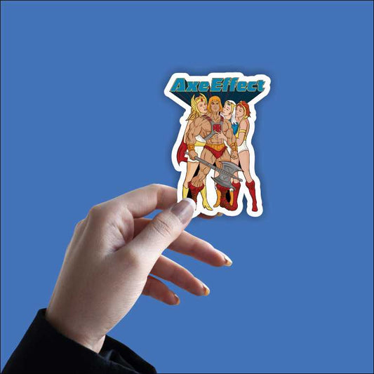 Hee Man - The Axe Effect Sticker