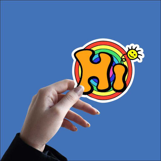 Hi Sticker