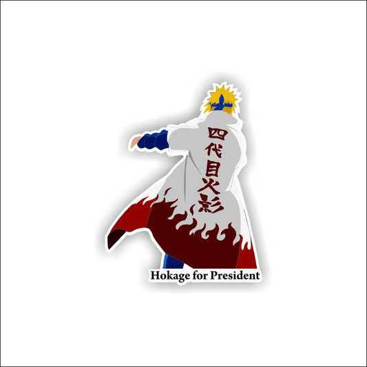 Hokage For President Sticker