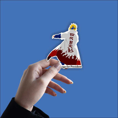Hokage For President Sticker