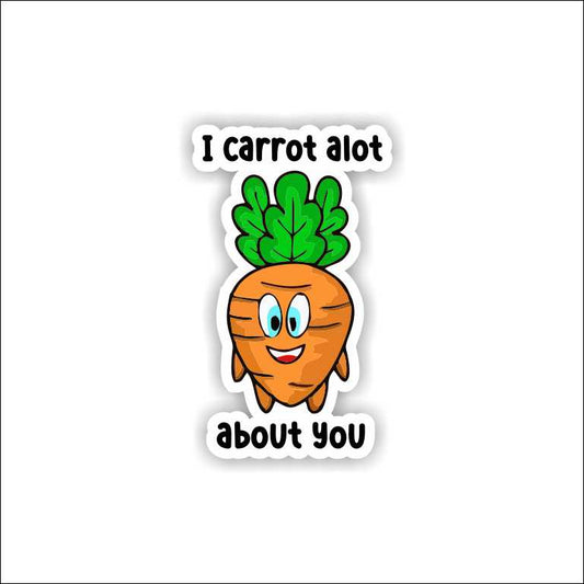 I Carrot Alot Sticker