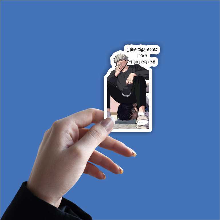 I Like Cigarette Sticker