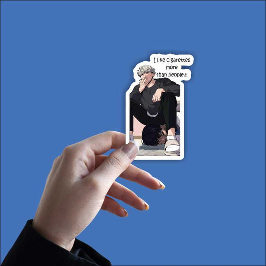 I Like Cigarette Sticker