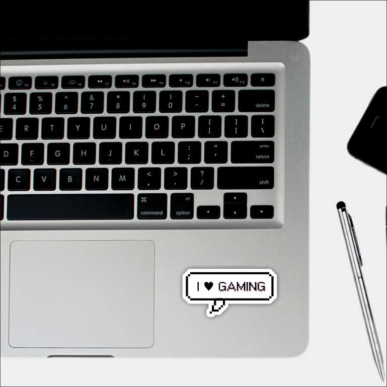 I Love Gaming Sticker