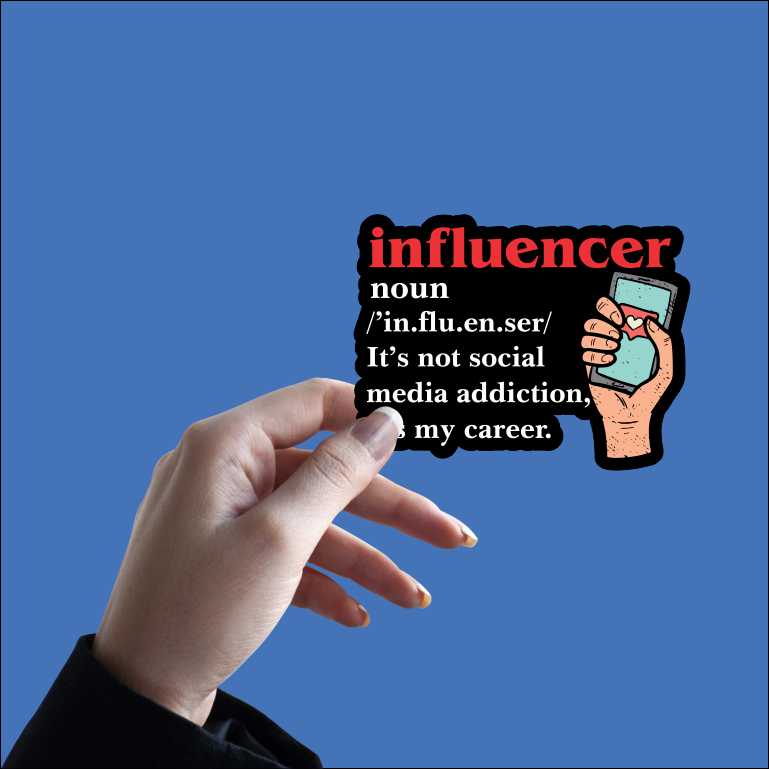 Influenzer Sticker