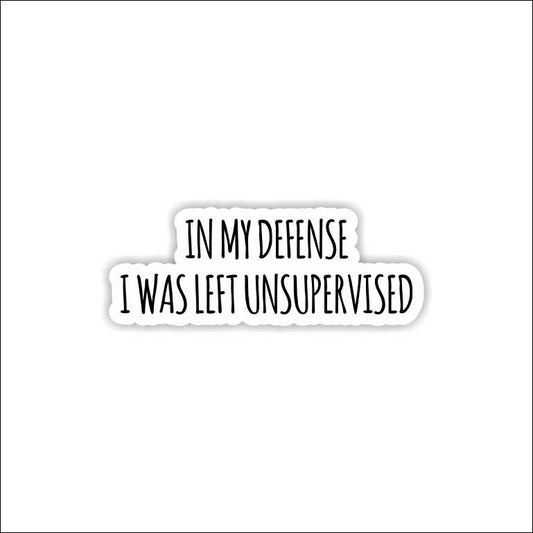 In My Defence
