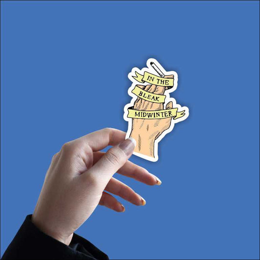 In The Bleak Midwinter Sticker