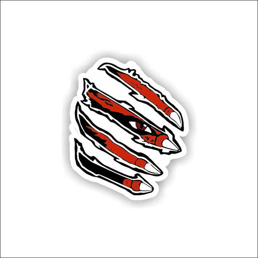 Kurama Scratch Sticker