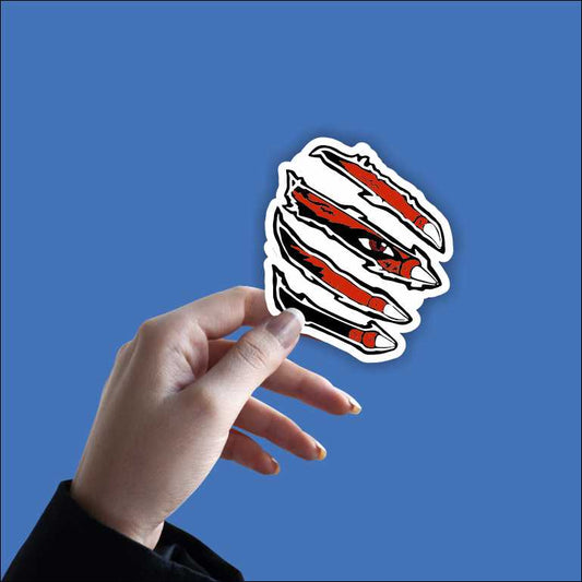 Kurama Scratch Sticker
