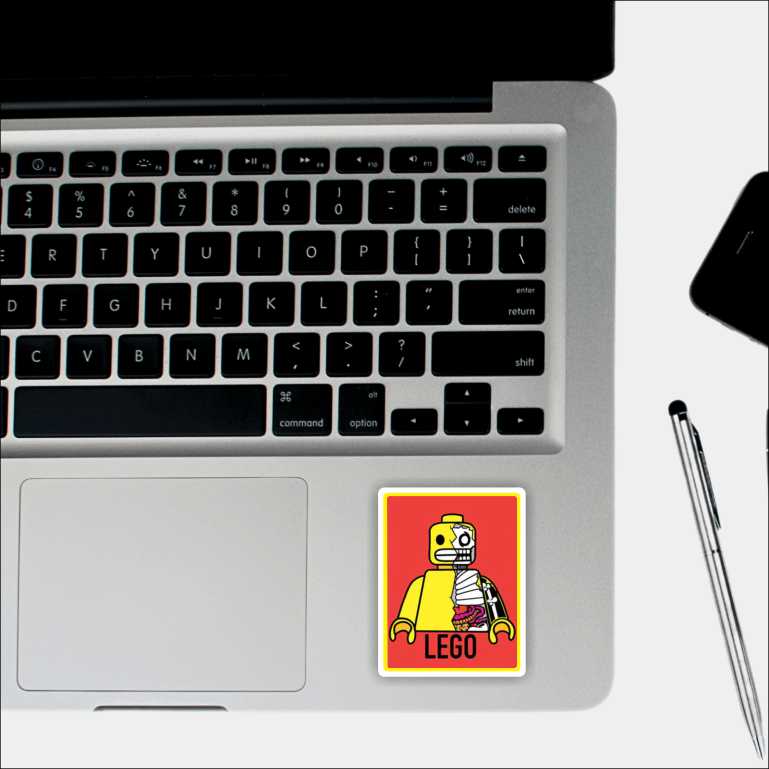 Lego Skull Sticker