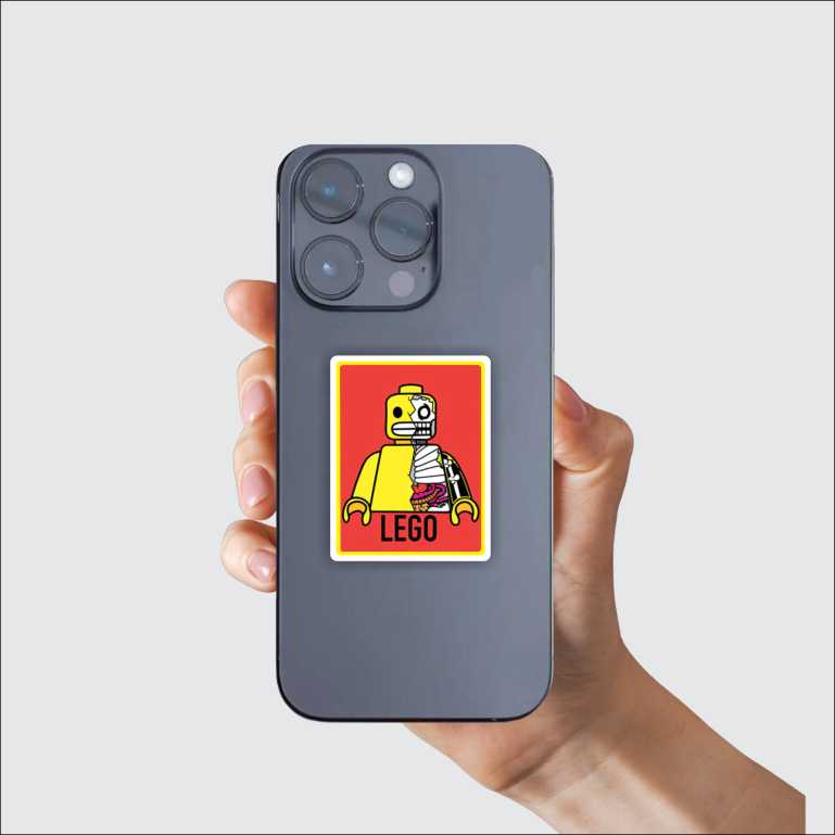 Lego Skull Sticker