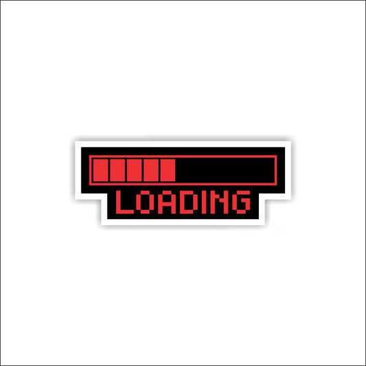 Loading Red Sticker