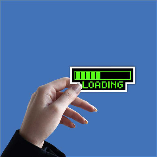 Loading Green Sticker