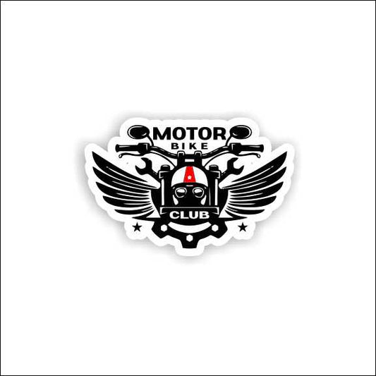 Motor Bike Club Sticker
