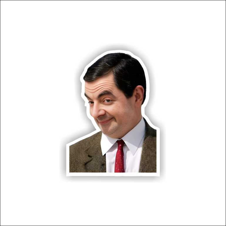 Mr Bean Face Sticker