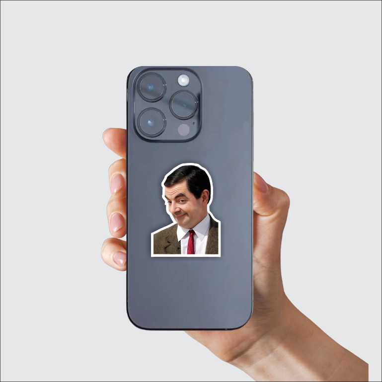 Mr Bean Face Sticker