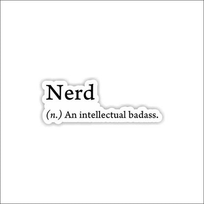 Nerd Sticker