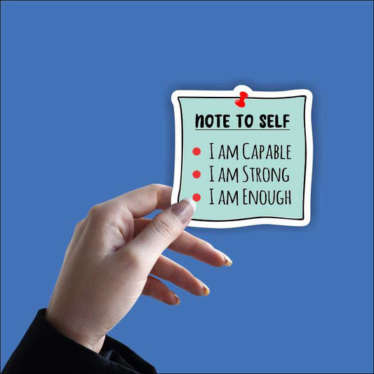 Note To Self Sticker