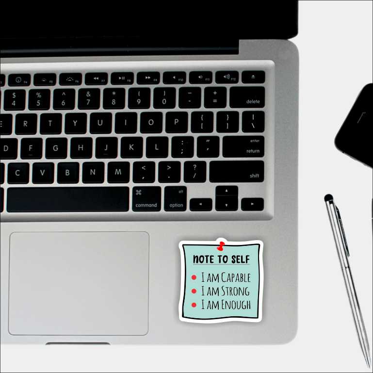 Note To Self Sticker