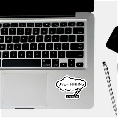 Overthinking Sticker