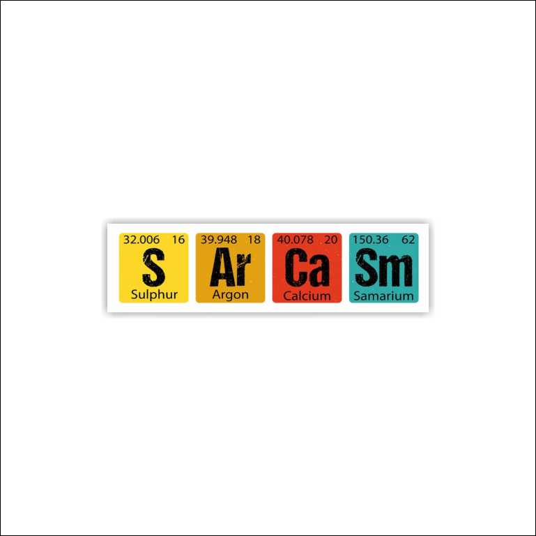 Primary Elements Of Humor Sticker