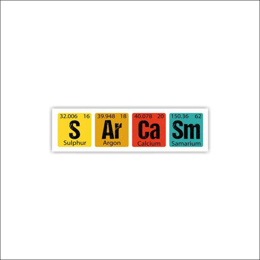 Primary Elements Of Humor Sticker