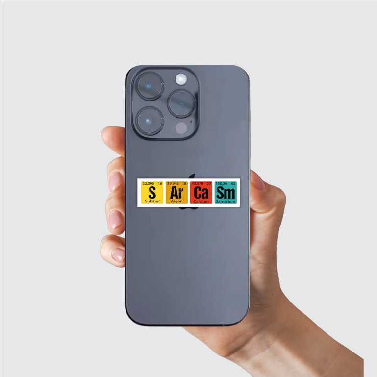 Primary Elements Of Humor Sticker