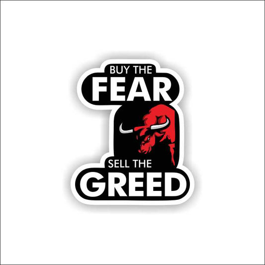 Sell The Greed Sticker
