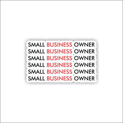Small Business Owner Sticker