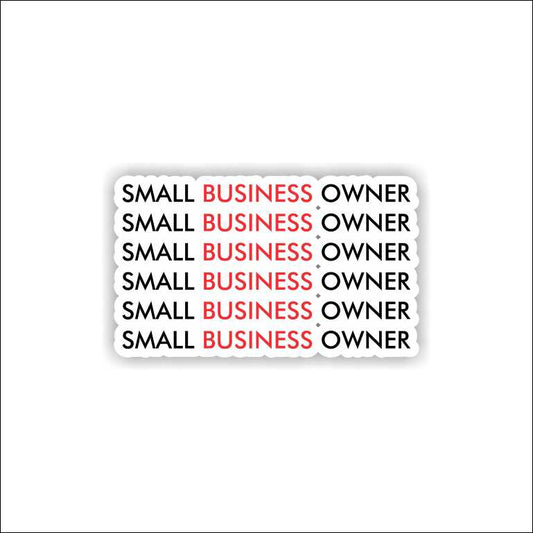 Small Business Owner Sticker