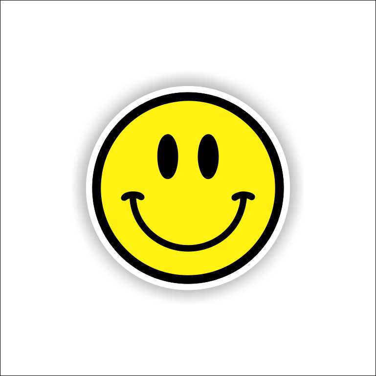 Smiley Face Sticker