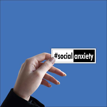 Social Anxiety Sticker
