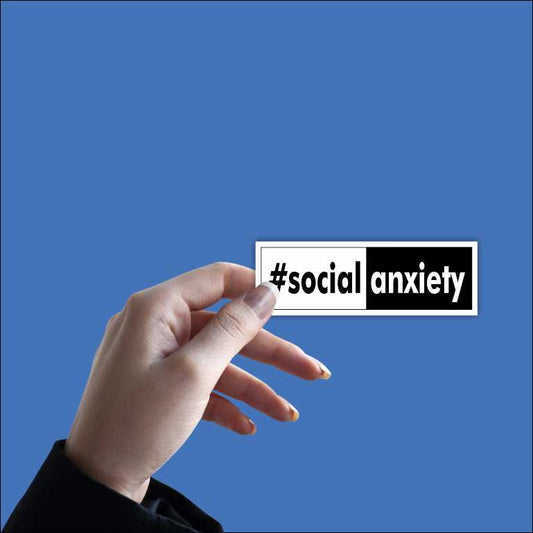 Social Anxiety Sticker
