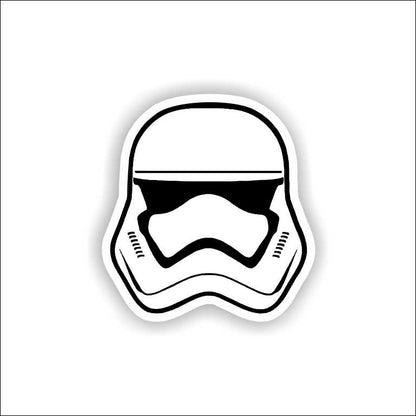 Star Wars Stormtrooper Helmet Sticker