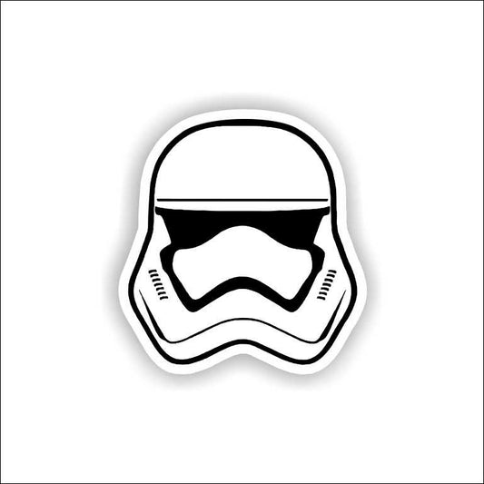 Star Wars Stormtrooper Helmet Sticker