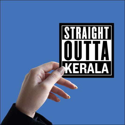 Straight Outta Kerala Sticker