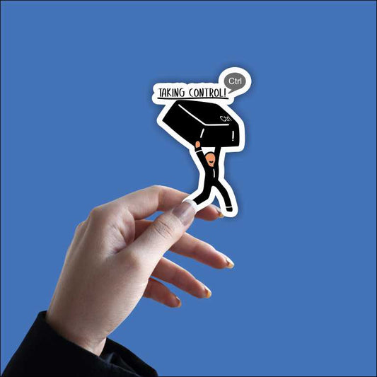 Taking Control Sticker