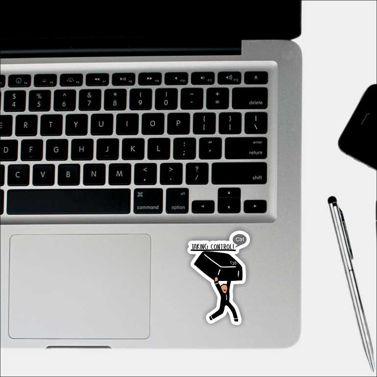 Taking Control Sticker