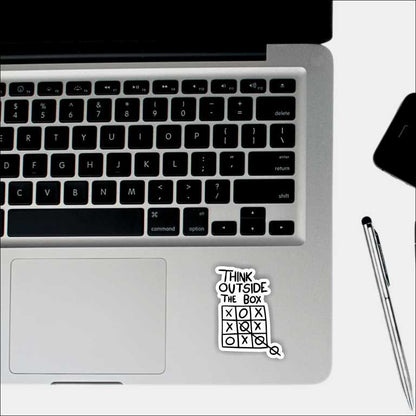 Think Outside The Box Sticker